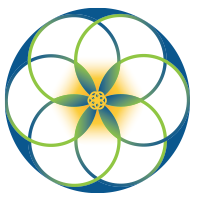 Thriving Spirit Logo icon which is a seed of life mandala